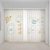 Cartoon Fun Bunny Bear Cute Ins Pink Girl Kids Room Bedroom Kindergarten Semi-blackout Window Blind Curtain High Shading 2Panels