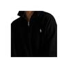 Polo Ralph Lauren Lightweight Fleece Quarter-Zip Long Sleeve Sweatshirt Women Sweatshirt Black 211971696-004