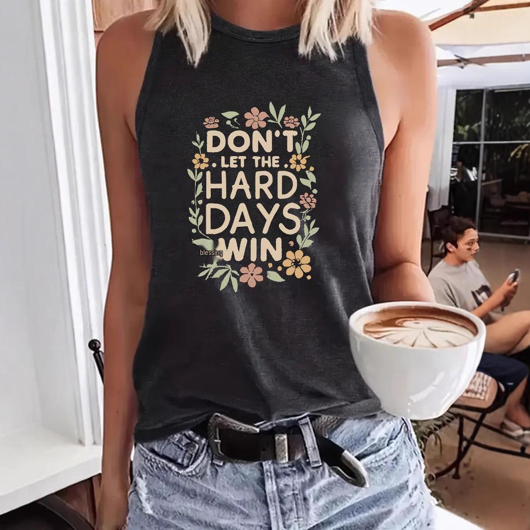 

Floral Print Loose Fit Women s Fashion Vest XL темно-червоний колір