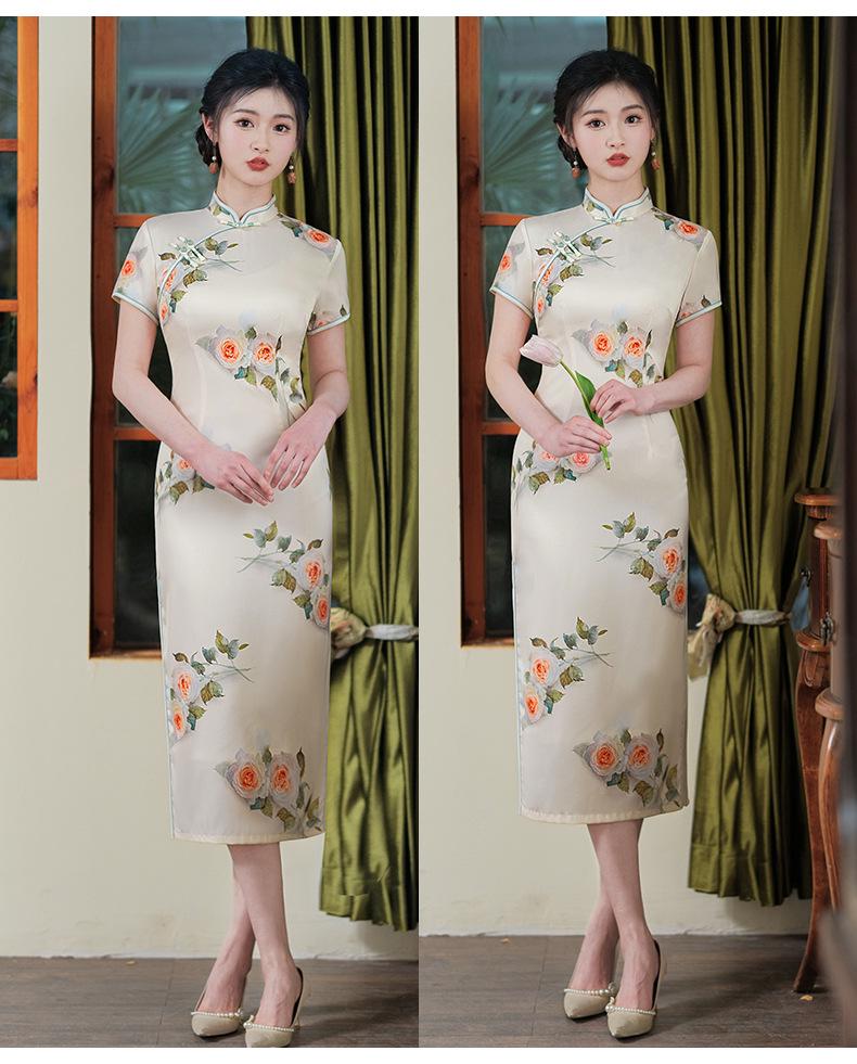 Modern 2024 Summer Cheongsam: Young, Stylish, and Casual National Dress