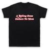 A Rolling Stone Gathers No Moss Saying Slogan Retro Mens And Womens T-Shirt