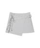 Sports Illustrated Belted Wrap Skirt (Grey)