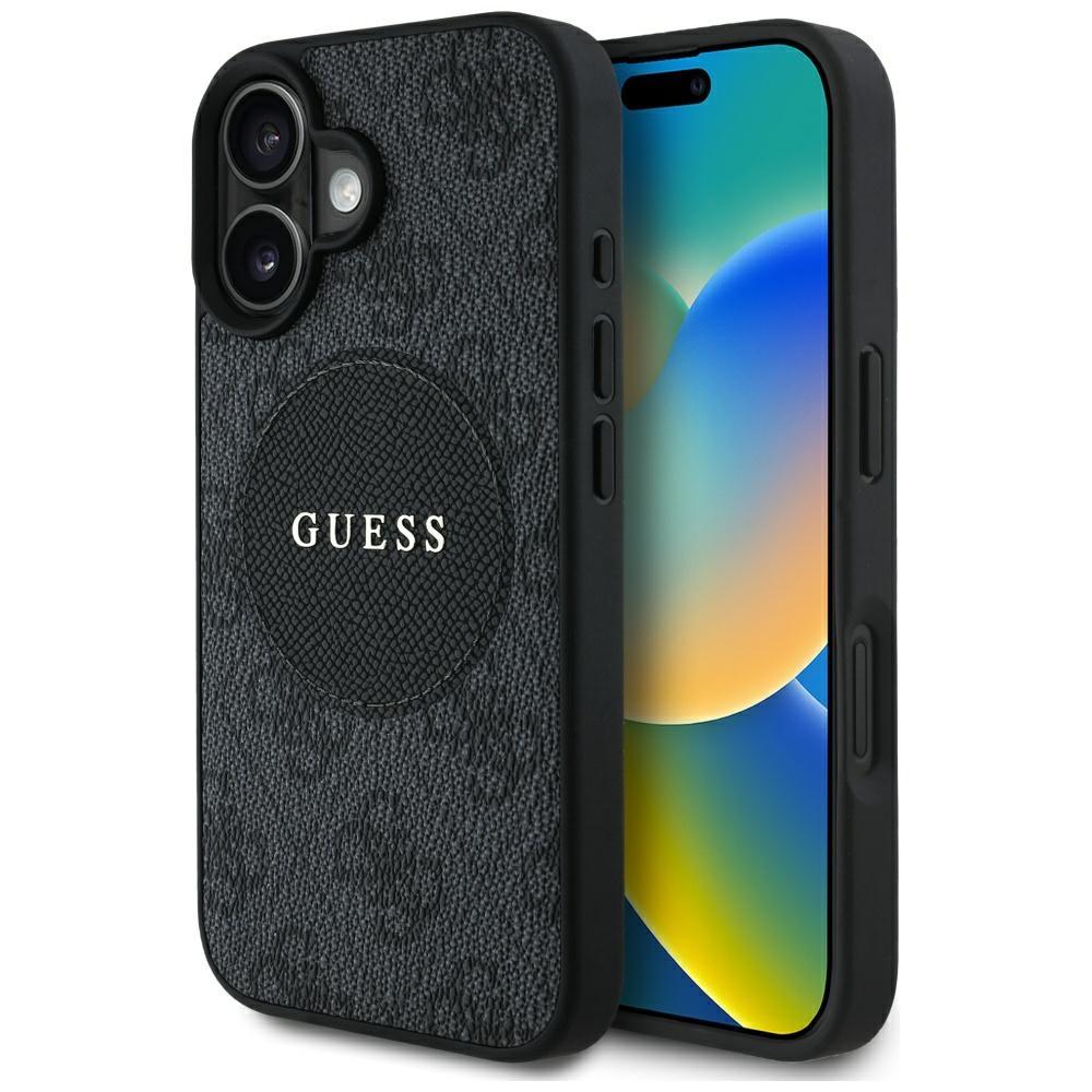 Etui do iPhone 16 Guess MagSafe Czarne