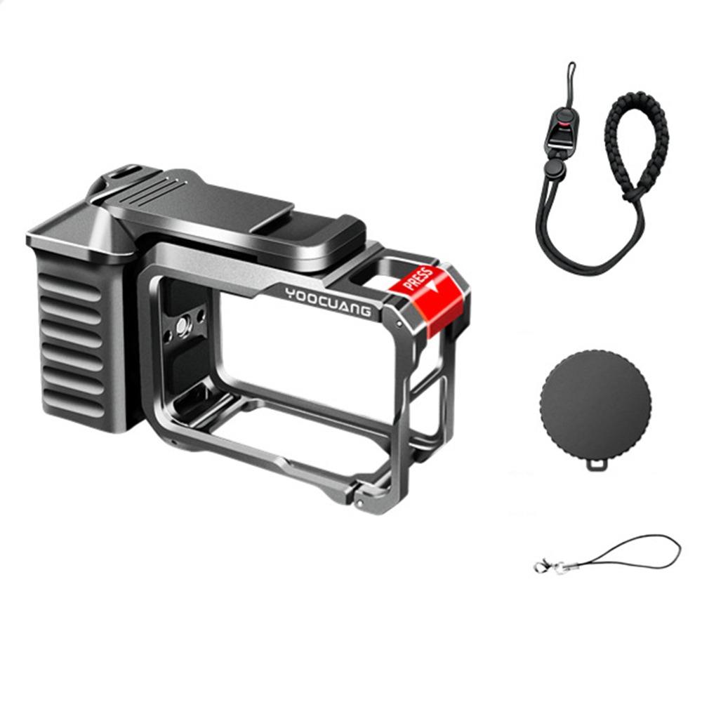 

Metal Action Camera Rabbit Cage Magnetic Protective Sleeve for DJI ACTION 4/3/5PRO Accessories чорний