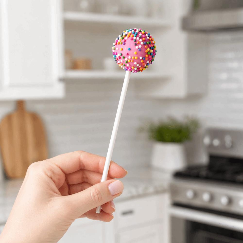200pcs Solid Stick Lollipop Sticks 4 Inch Sucker Sticks Cake Sticks  Chocolate Candy Dessert