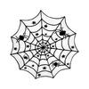 Halloween Black Lace Placemats for Dining Table Party Decorations