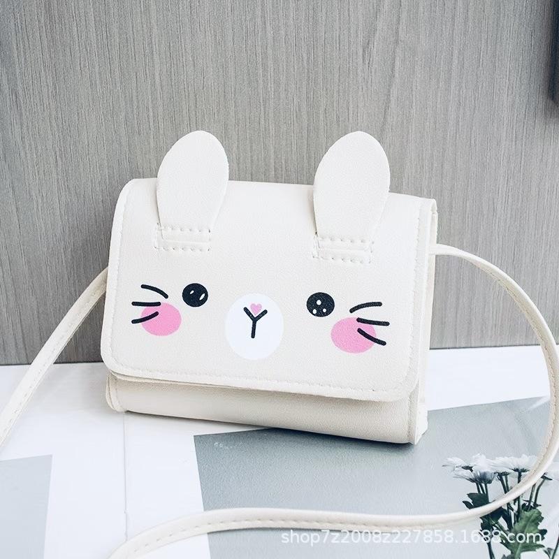 Kids Mini Handbag Cute Pu Shoulder Bag For Girls Princess Coin Purse Wallet