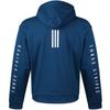 Adidas M S2S SPC HD Letter Hooded Zip Long Sleeve Jacket Men Jacket Blue DV3338