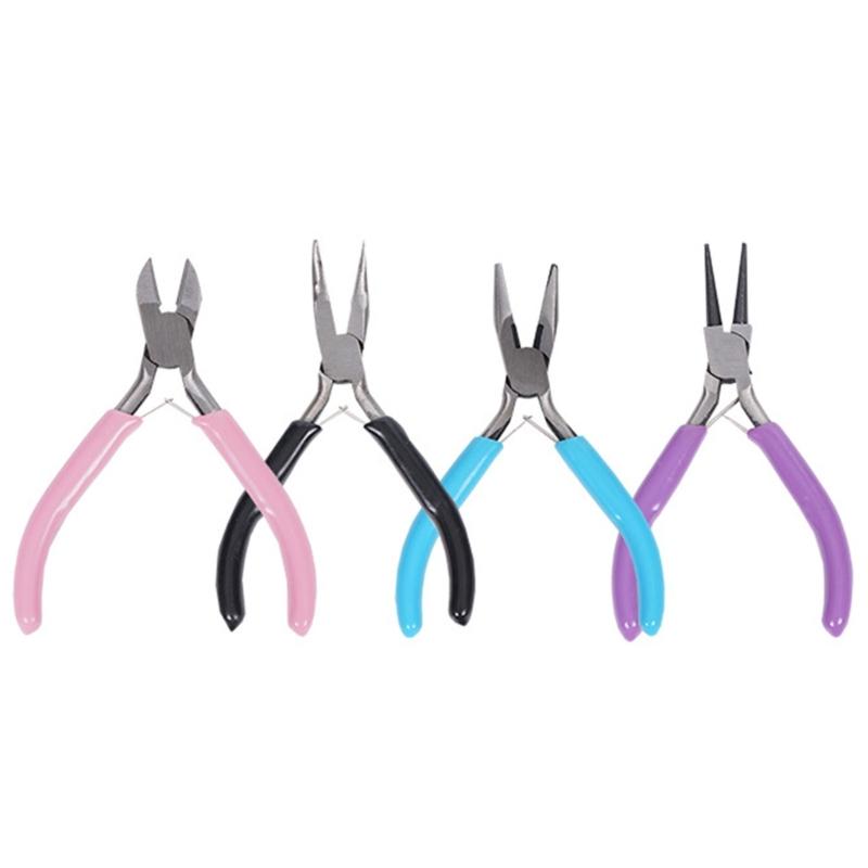 4Pcs Jewelry Making Tool Wire Cutter Round Nose Pliers Set Jewellery Making Tool for Jewellery Making Jewellery Repair