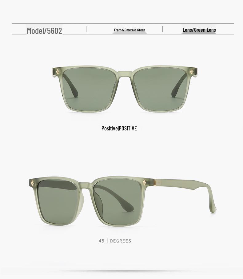 European Retro Polarized UV Sunglasses for Men & Women - High-End Small Frame