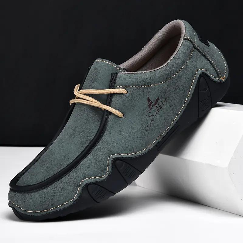 Men's Low-top Casual Shoes Lace Up Outdoor Octopus Sneakers Plus Size 39-48