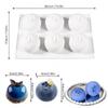 4 6 12-Cell Pistachios Design Silicone Chocolate Mold Food Grade Mousse Cake Mould Kitchen Bakeware Party Dessert Baking Tools