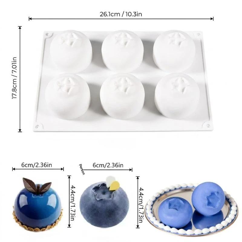 4 6 12-Cell Pistachios Design Silicone Chocolate Mold Food Grade Mousse Cake Mould Kitchen Bakeware Party Dessert Baking Tools