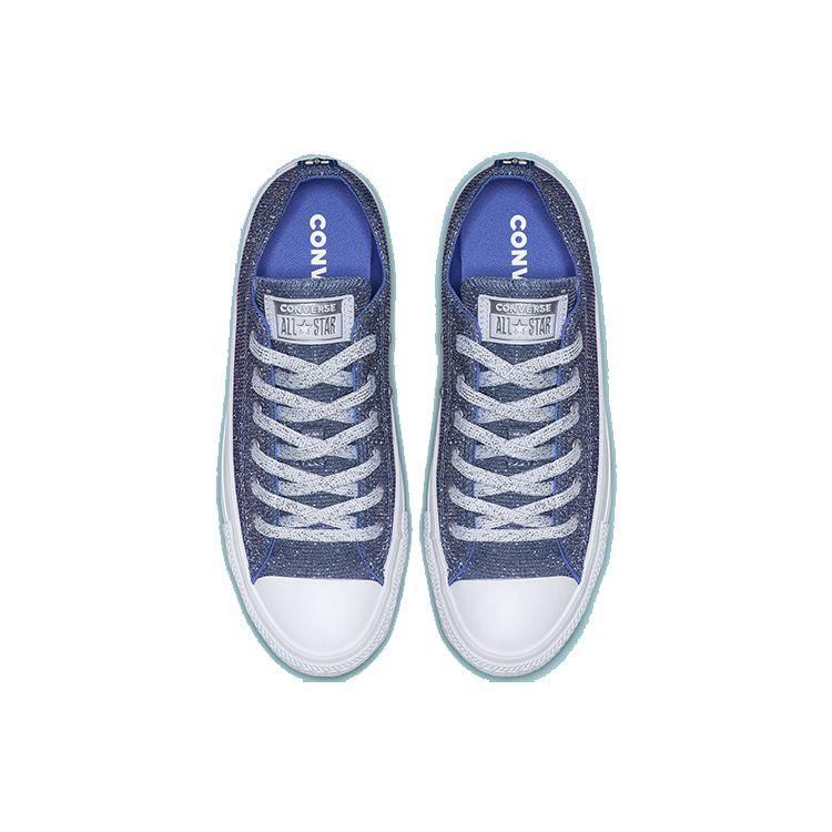 Converse Chuck Taylor All Star Starware Low Top Casual Comfortable Low-Top Canvas Shoes Women sneaker Blue 564916C