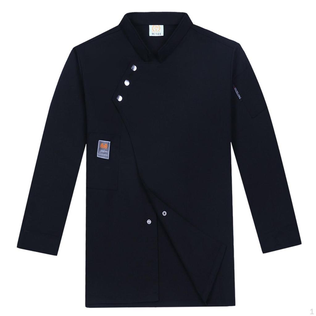 Chef Coat Clothing with Pocket Breathable Catering Waiter Apparel Cooker Classic Uniform for