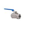 Stainless Steel 304 Lightweight One-Piece Ball Valve with Internal Thread