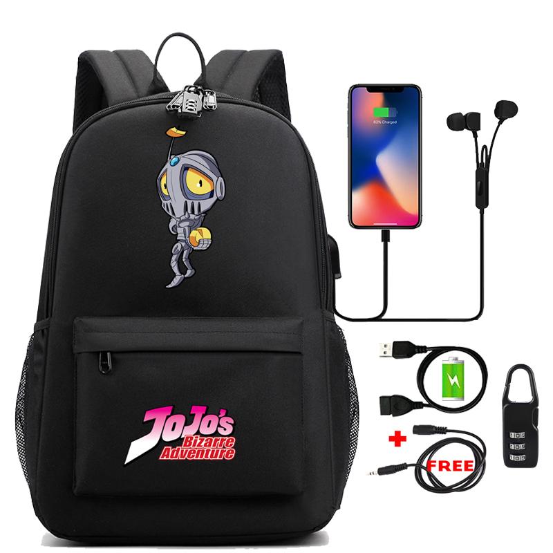 Anime Gedruckt Abenteuer Rucksack Mädchen Laptop Tasche Schule Rucksack Teenager Zurück Zu Schule Wasserdichte Anti Diebstahl Schultasche