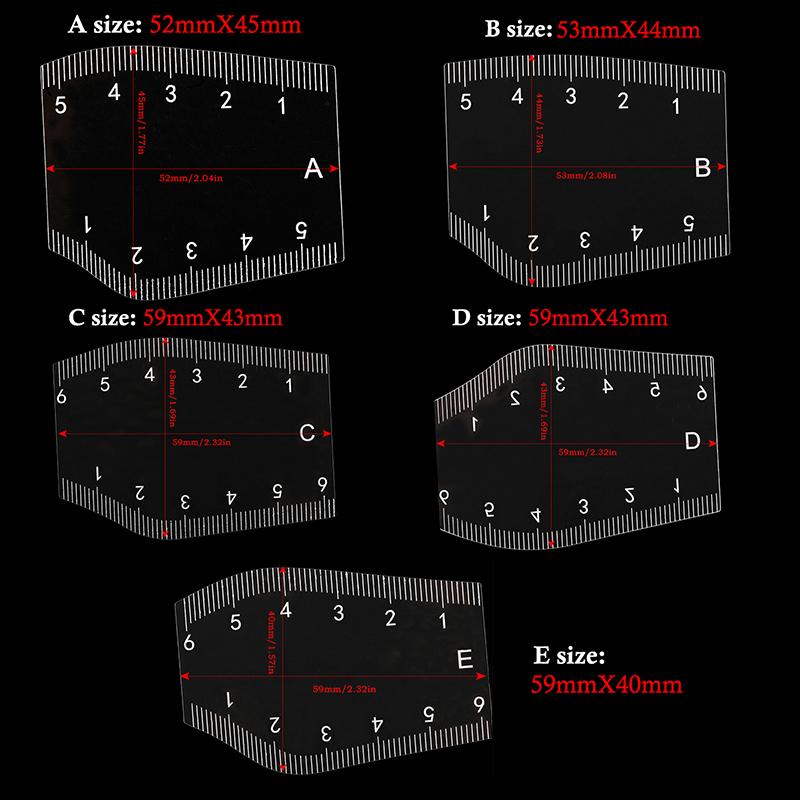 Eyebrow Tattoo Makeup Tools For Beginners Quick Eyebrow Design Eyebrow Auxiliary Ruler Positioning Ruler Tattoo Accessories