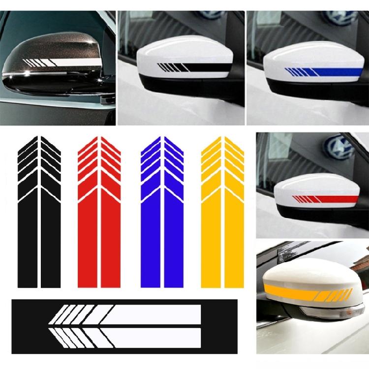 Decorative Car Rearview Mirror Cover Stickers Waterproof Decorative DIY Viny Adhesive Simple Installation