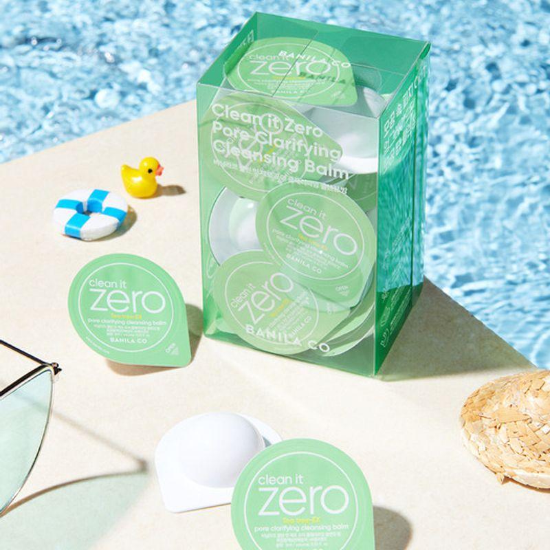 

Clean It Zero Очищающий бальзам для сужения пор Набор для путешествий 3мл*16шт