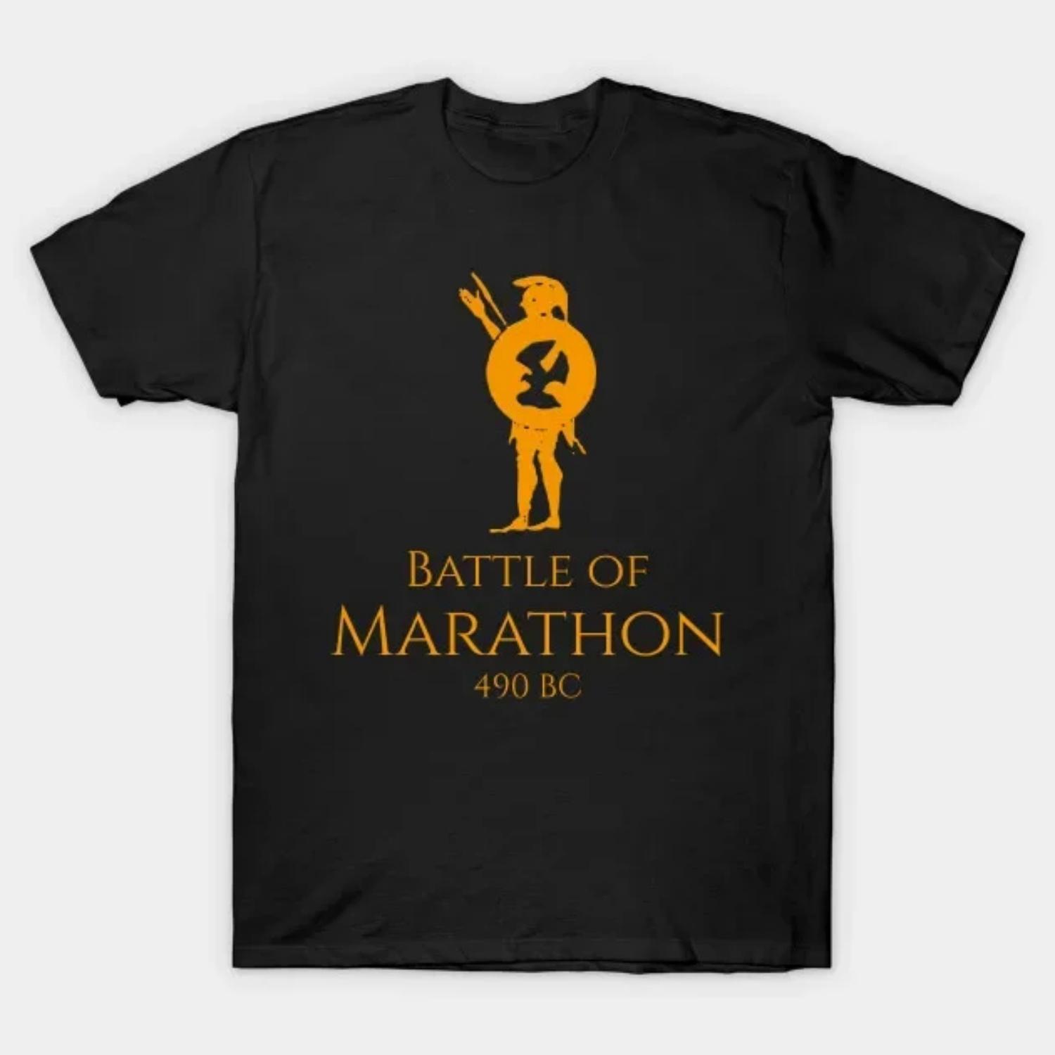 Ancient Greek Battle Of Marathon T Shirt S чёрный