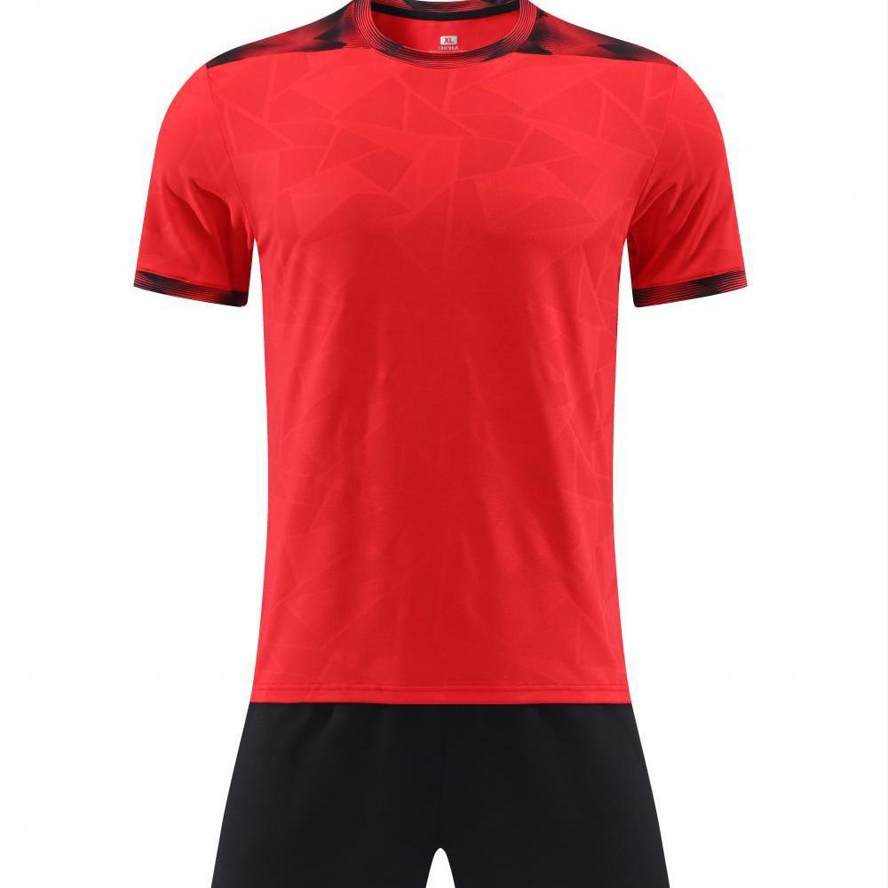 Premium Quick-Dry Football Uniform Set - Short Sleeve Jersey for Children and Adults