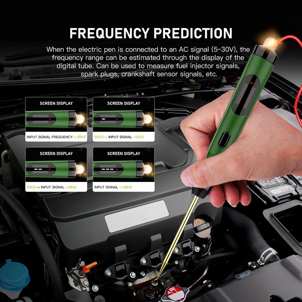 TopDiag P50 Automotive Circuit Tester LCD Display Voltage Measurement Bulb Load Measurement Power