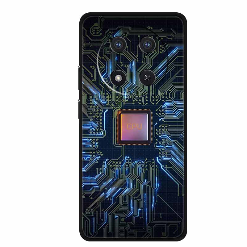 Phone Case For Honor X9c Back Cover Case Black Silicone Soft Funda For Honor Magic 7 lite X60 Pro 5G Case Magic7 lite 7lite Capa