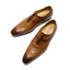 Fashion Men's Genuine Cow Leather Lace-Up Oxford Dress Shoes Snake Pattern Print Business Formal Office Suit Footwear