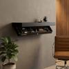 Solid Color Wooden Magic Flap Shelf Decorative Space Saving Hidden Shelves Wall Mounted with Secret Compartment