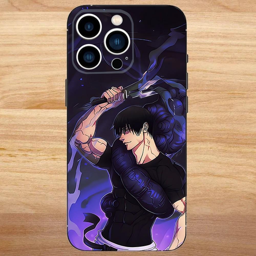 Toji Fushiguro Jujutsu K-Kaisen Phone Case For iPhone 16,15,14,13,12,11,Mini,Pro,SE,MAX White Matte Shockproof Cover