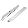 2pcs Front Bumper Strip Left Right Anti Scratch Chrome Silver Replacement for Citroen C5 X7 2007‑2015