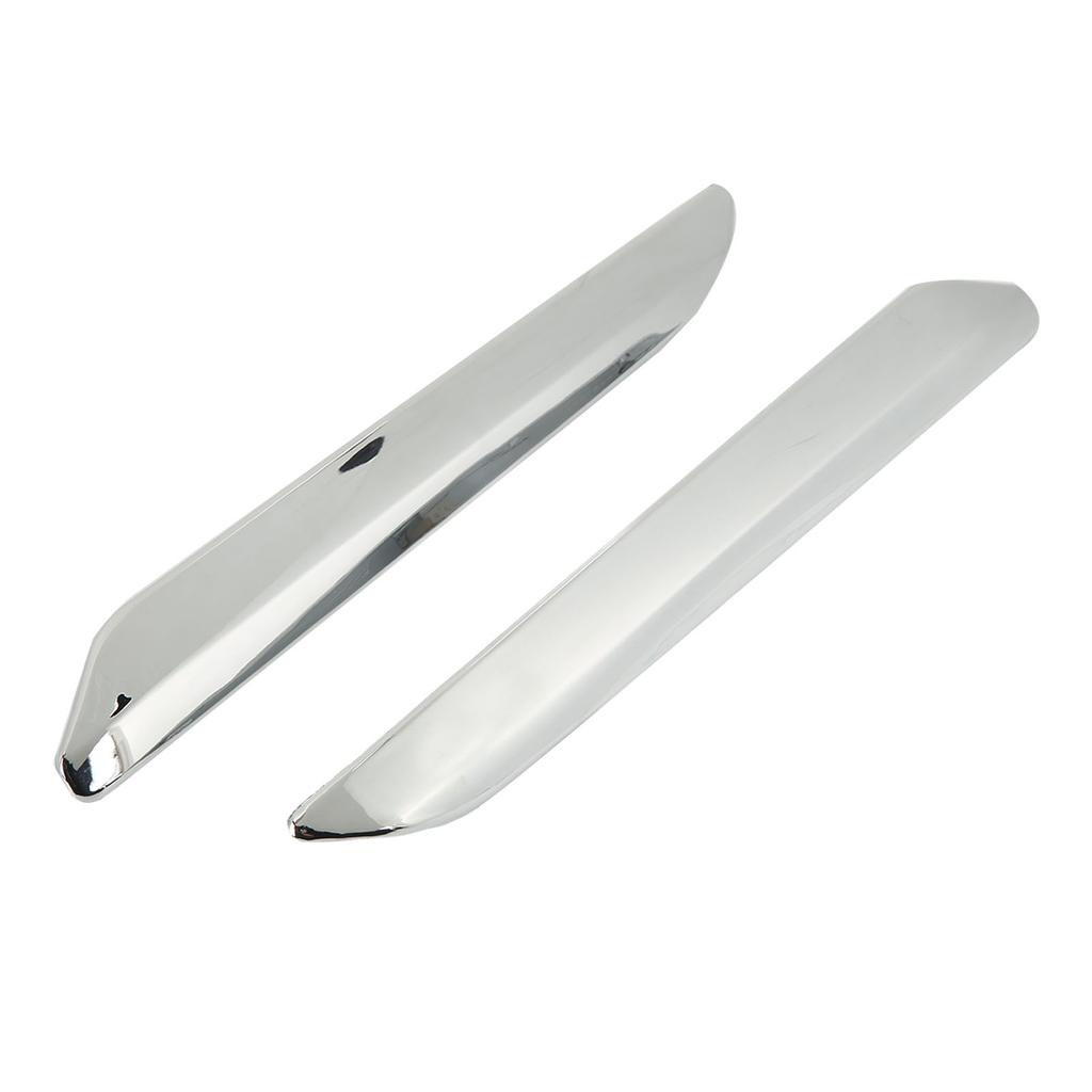 2pcs Front Bumper Strip Left Right Anti Scratch Chrome Silver Replacement for Citroen C5 X7 2007‑2015