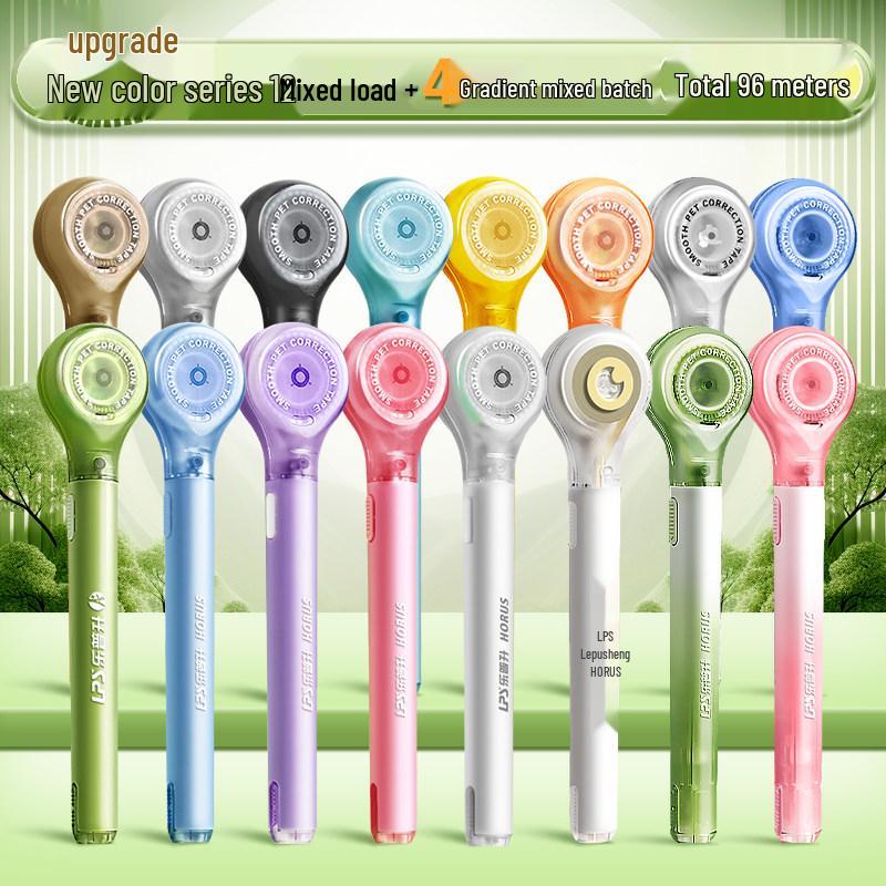 Portable Refillable Correction Tape Pen – Pen-Style, Large Capacity, Ideal for Students