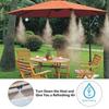 10/15/20M Outdoor Spray System Kit Greenhouse Garden Patio Plant Irrigation Lines with Nozzles Courtyard Garden View