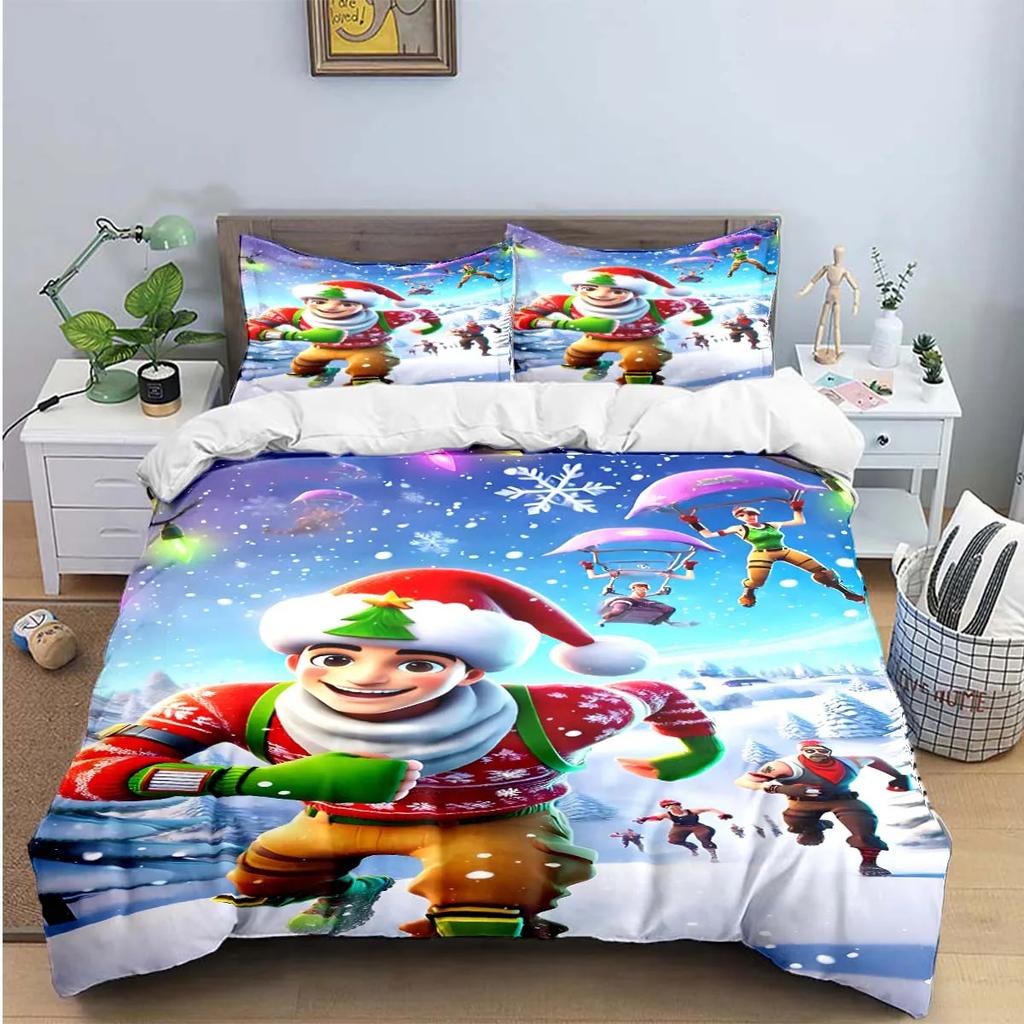 3D Fashion Game Cartoon Character Print Bedding Sets Bed Supplies Set Duvet Cover Bed Comforter Set Bedding Set Gift