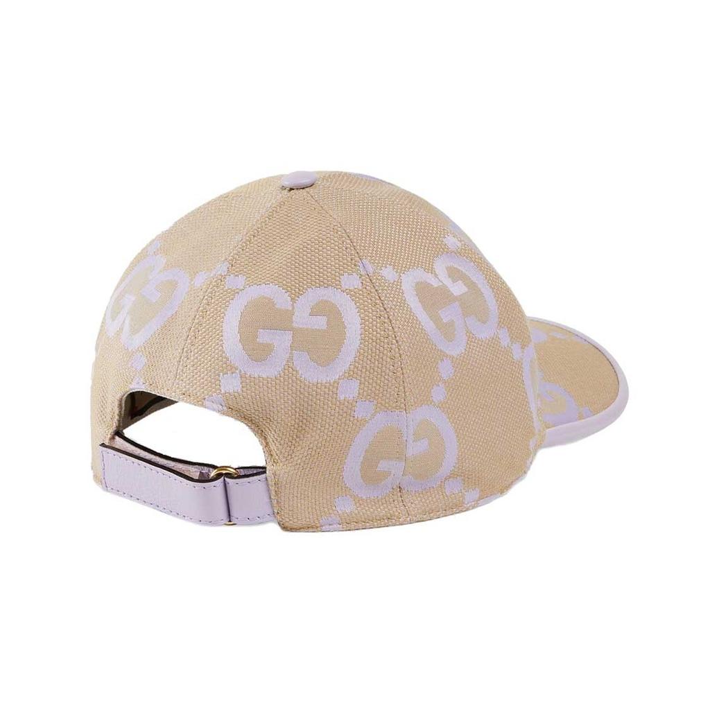 (WMNS) Gucci Jumbo GG Baseball Hat 'Beige Lilac' Women's 735011-4HAVS-8871