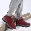 Plush Cotton Shoes Men Women Warm Winter Walking Shoes Anti-slip Outdoor Sneakers for Hiking Trekking Wear-resistant Shoes