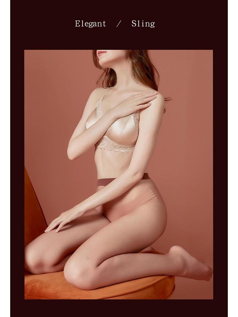 ZSJ-2431 Ultra-Thin Transparent Velvet Seamless Pantyhose for Women