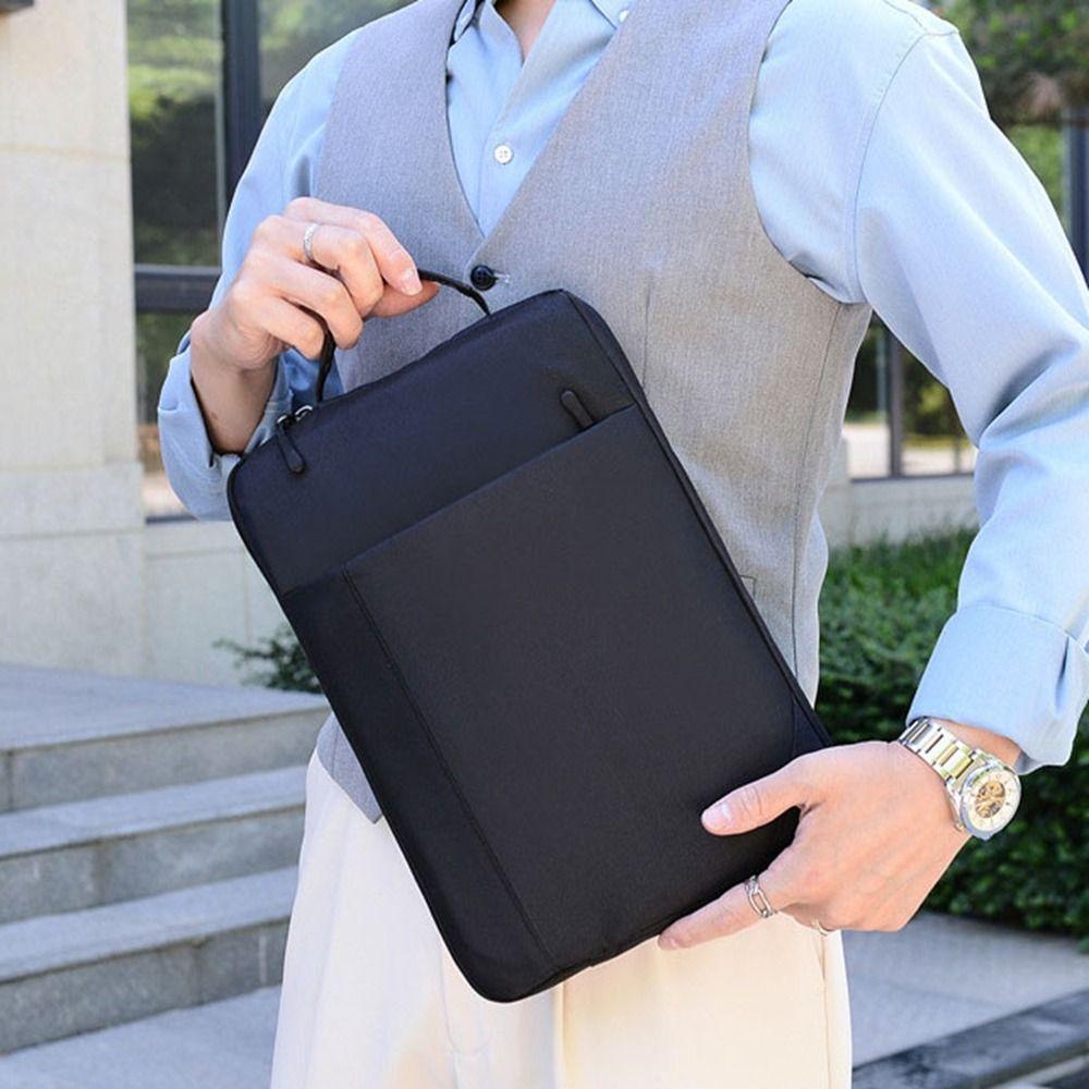 Oxford Cloth Laptop Sleeve Bag Wear-resistant Laptop Briefcase Durable Tablet Sleeve Bag  for Home