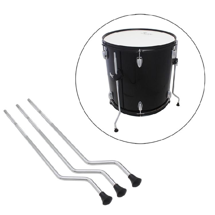 3Pcs Drum Support Leg Drum Part Drum Fitting Leg Set Metal Drum Legs Set Secure Drum Positioning Drum Leg Replacements