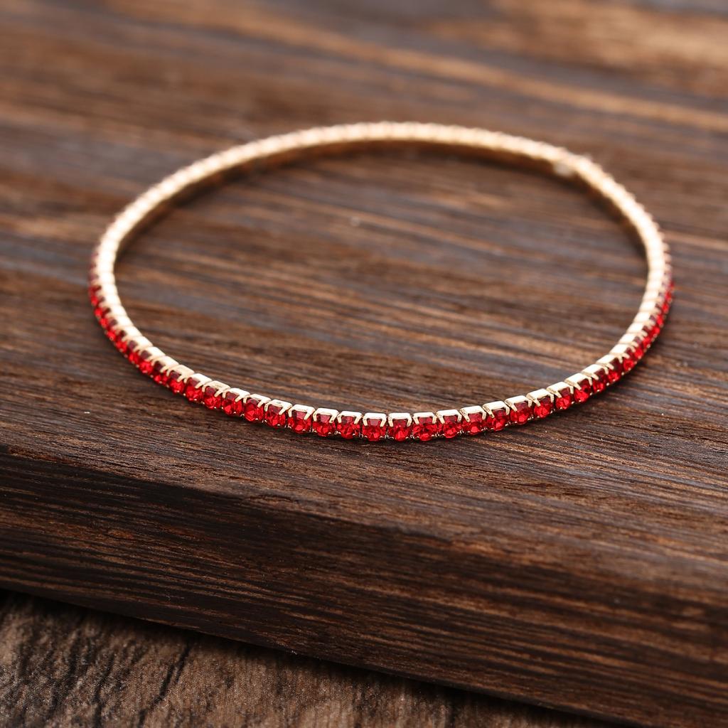 Color temperament high-grade colored diamond bracelet handmade fashion versatile multi-layer direct sales