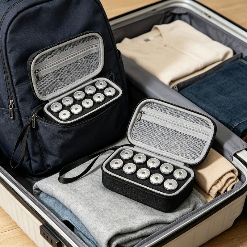 10 Compartment Portables Insulin Storage Case Insulin Small Bottle Organizers Medicals Bags For Diabetes Supply