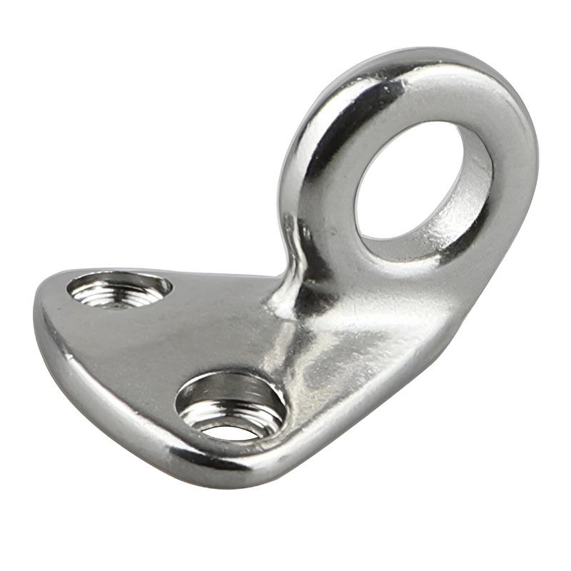 Marine Ring Snap Attach Rope Fending Locked Hook Fender Boat 316 Stainless Steel Silver