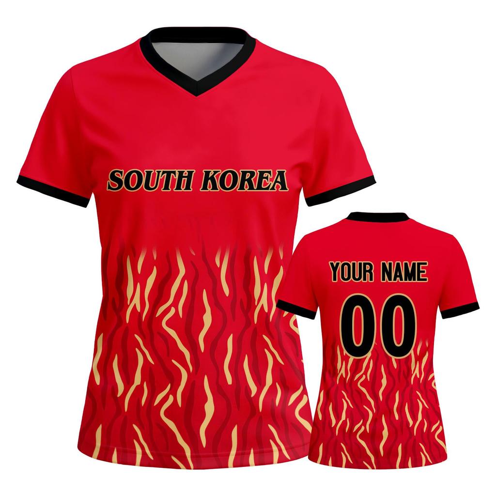 Women's Custom Soccer , Personalized Sports Top for Day, Short Sleeve Athletic Wear