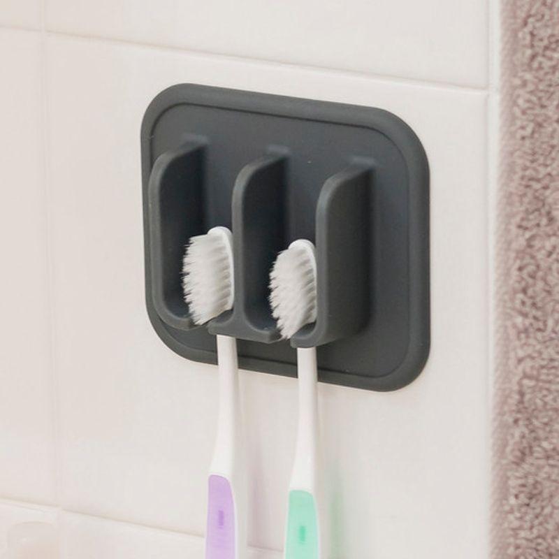 FLAITO Domestic Silicone Single Bathroom Suction Toothbrush Holder