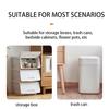 4Pcs Self Adhesive Universal Wheel 3 Beads Stainless Steel Pulley Bearing Mute For Household Storage Box Bedside Table
