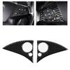 2pcs Carbon Fiber Car Steering Wheel Button Trim Sticker Decal for Mercedes W204 C Class 07 10