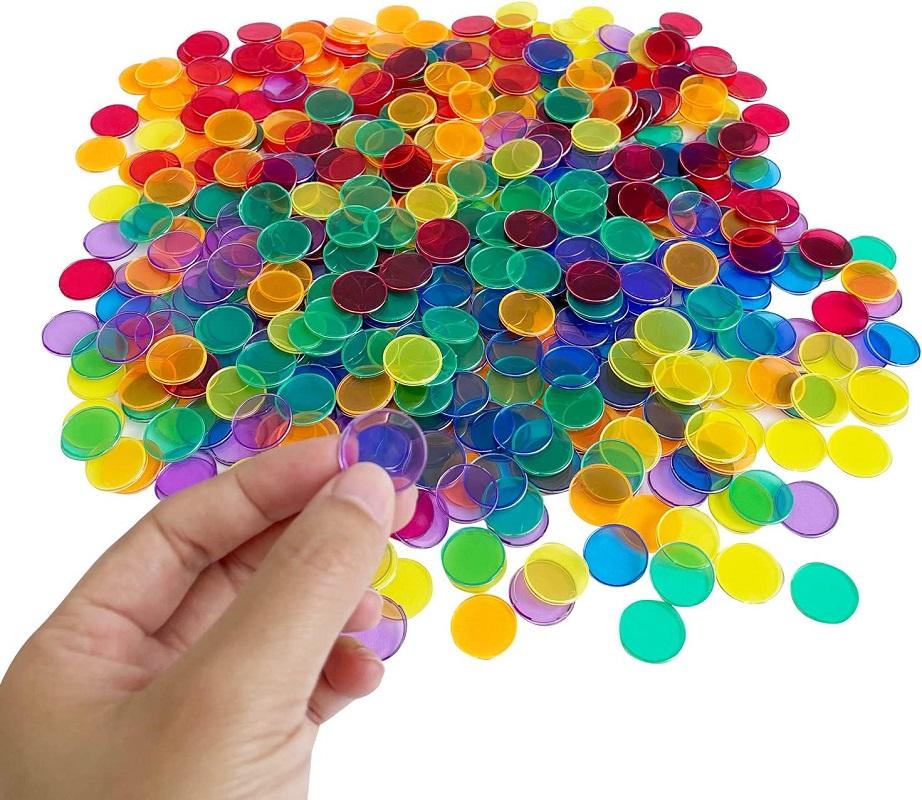 Montessori Magnetstab-Set Bingo-Chips Wissenschaft Farbe Zählen Mathe Lernspiel Kinder Pädagogisches Spielzeug Lustiges Familienspiel