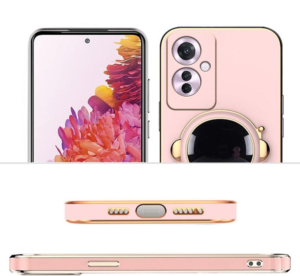 Case for Oppo Reno 11F 5G, Astronaut, Pink
